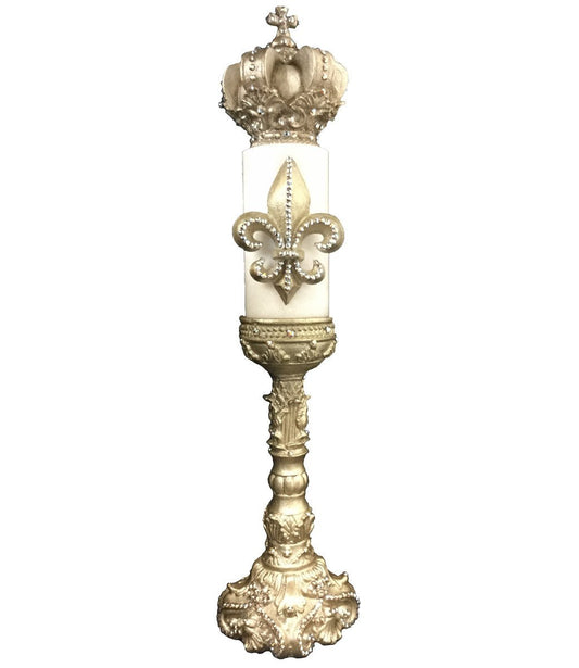Decorative_candle-decorative_candle_holder-fancy_candles-fleur_de_lis-3x12_candle_holder-crown_candle_topper-reilly_chance_collection_grande