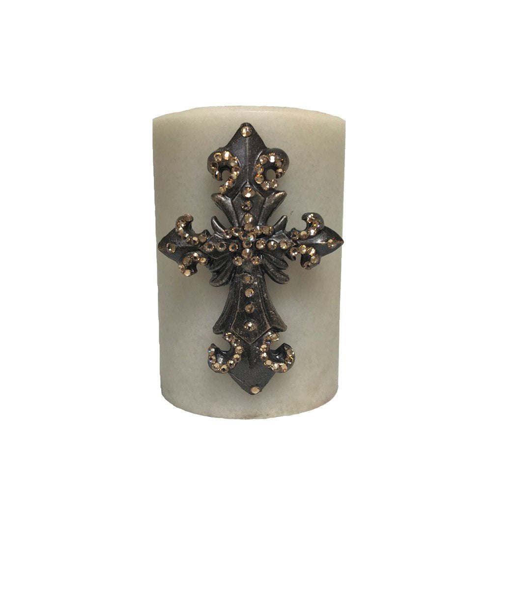 Decorative_candles-jeweled_candles-jeweled_candle-candle_with_cross-triple_scented-sir_oliver's_candles-reilly_chance