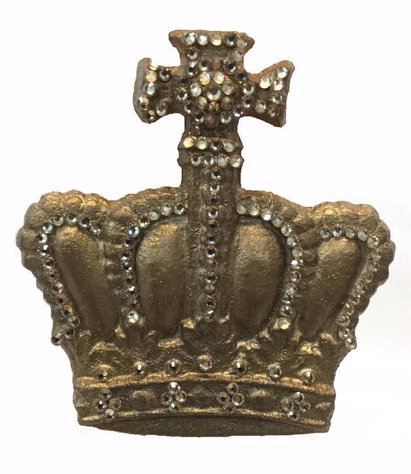 Drapery_hardware-Crown_drapery_medallion-crown_tassel_tie_back_holder-swarovski_crystals-reilly_chance_collection