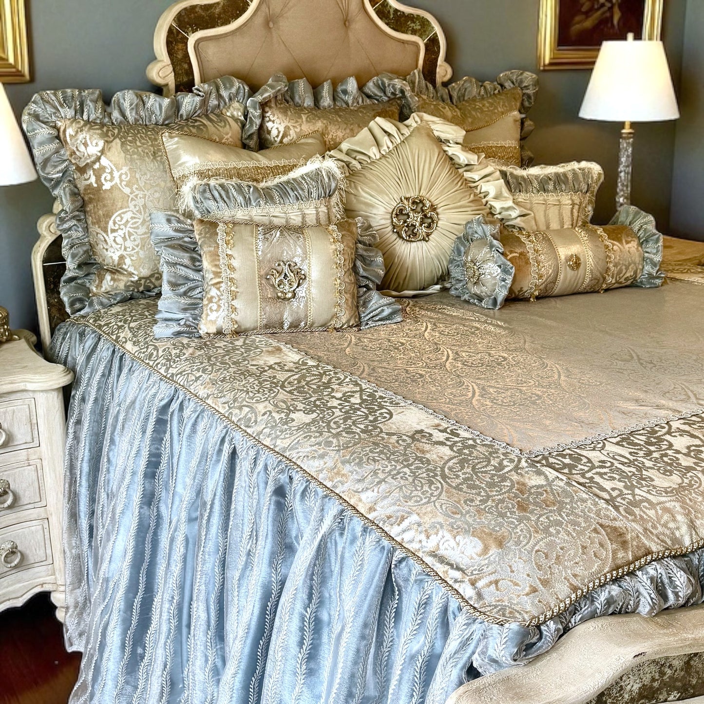 Luxury Bedding Empress Bleu'