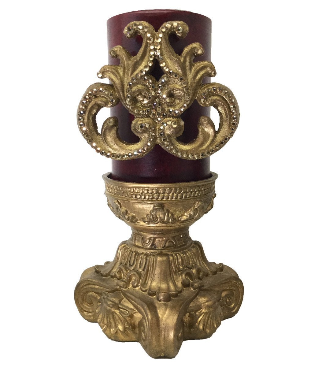 Fancy_candles-candle_holders-candle_base-jeweled_candles-sir_oliver_s-reilly_chance_collection_grande