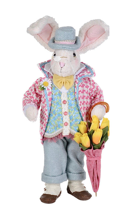 Floral Umbrella Bunny