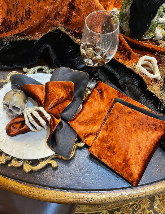 Halloween Velvet Napkin