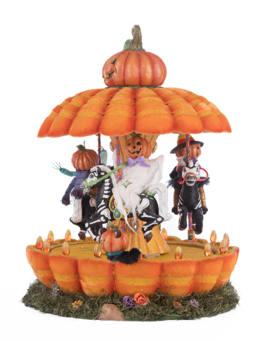 Katherine’s Collection Movable Pumpkin Carousel
