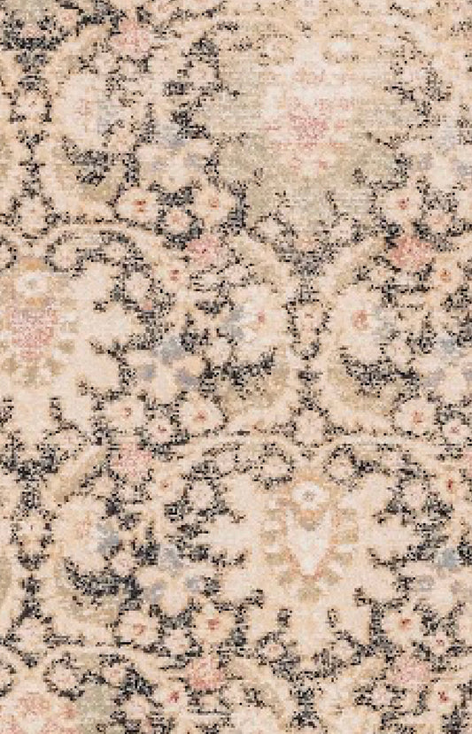 Avery Hand Tufted Wool Rug color Onyx Cream