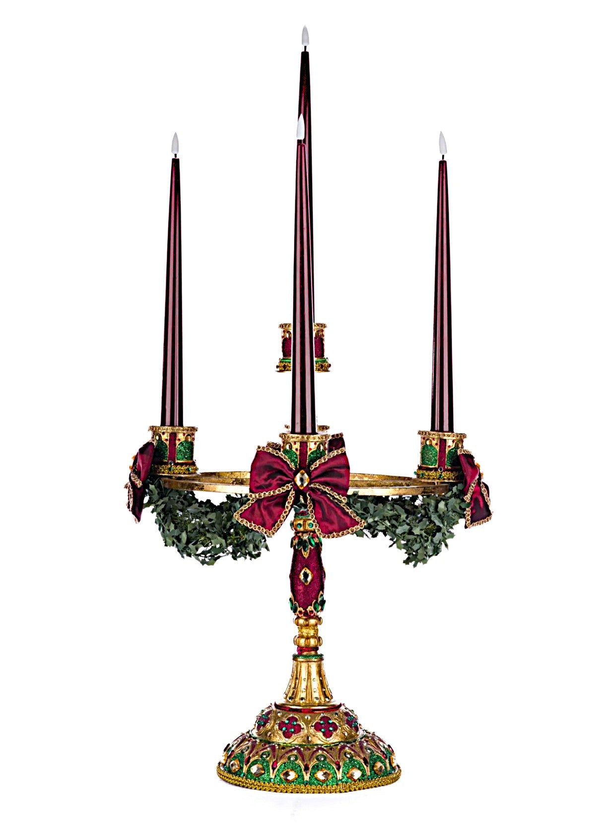 Katherine's Collection Christmas Castle Candelabra