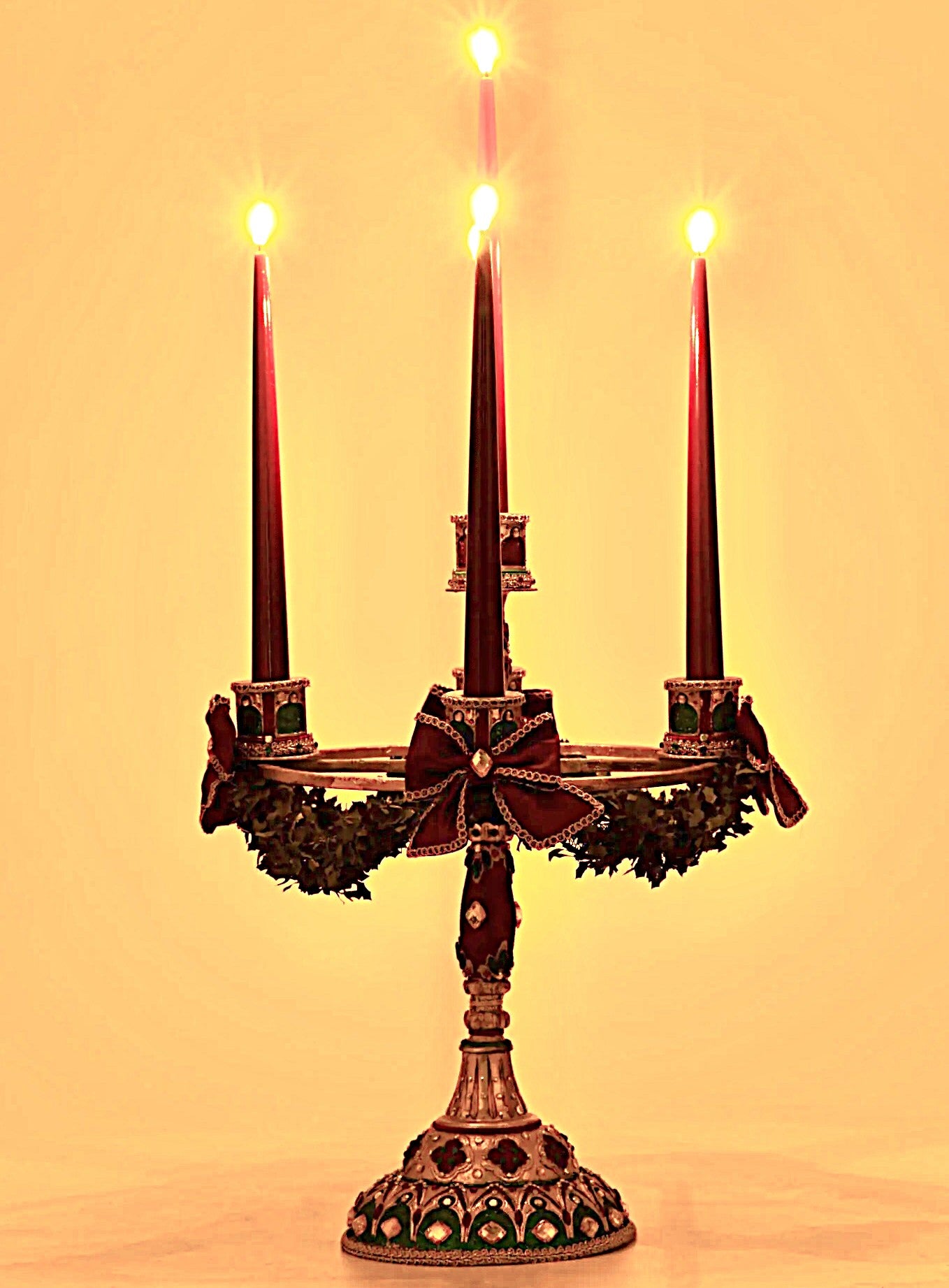 Katherine's Collection Christmas Castle Candelabra