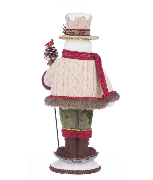 Katherine’s Collection Frosty Snowfield Snowman Tabletop