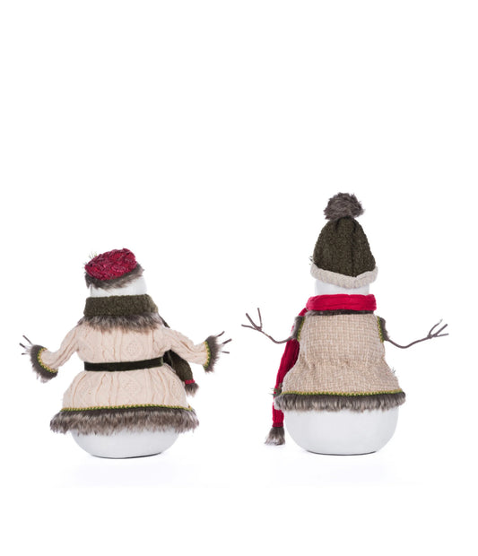 Katherine’s Collection Mr. And Mrs. North Country Snowman Set of 2