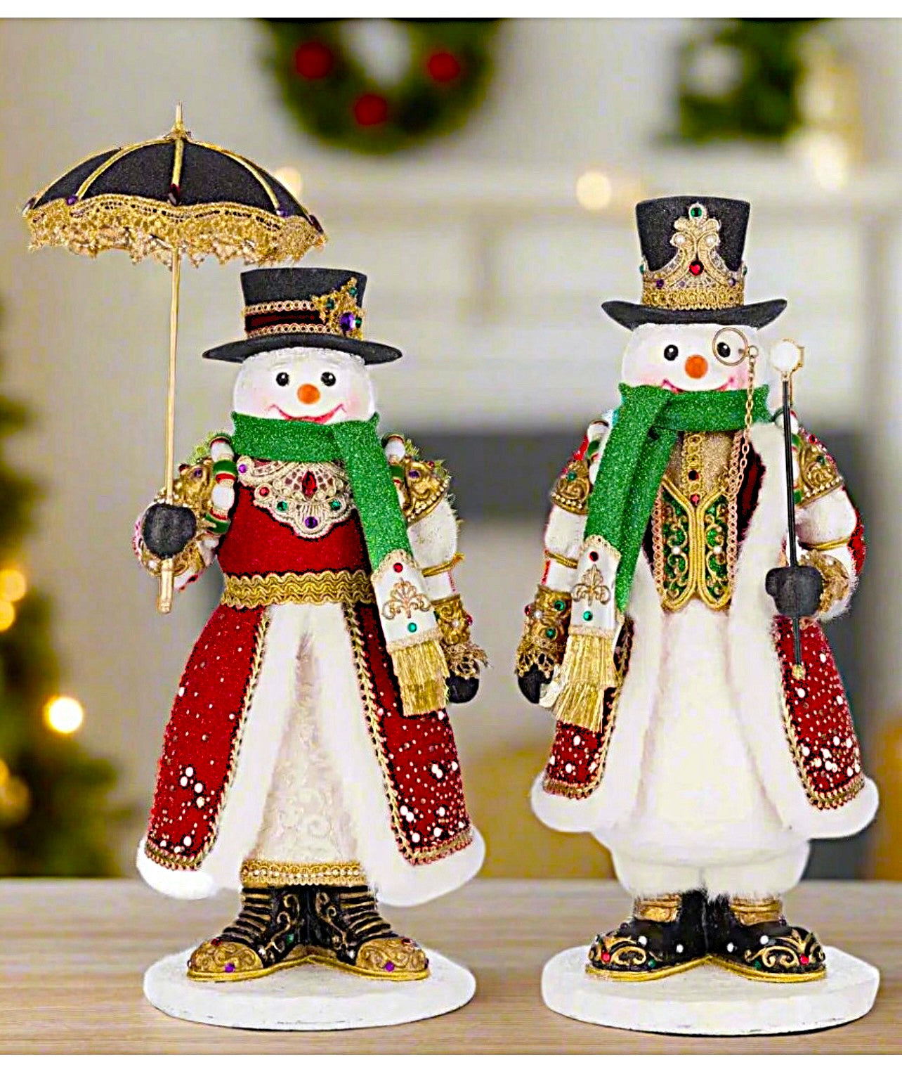 Katherine’s Collection Set of 2 Sir Frosty Banks and Dame Icy Banks
