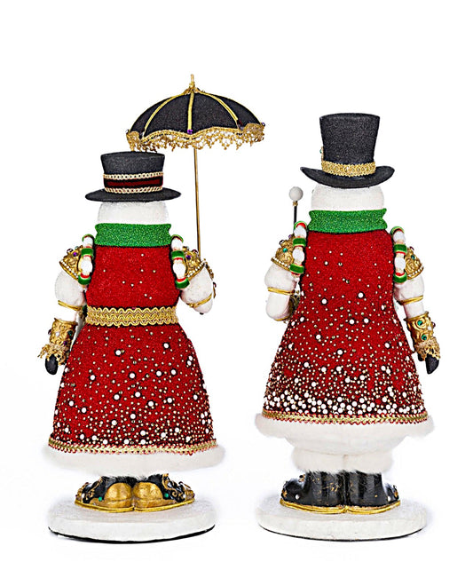 Katherine’s Collection Set of 2 Sir Frosty Banks and Dame Icy Banks