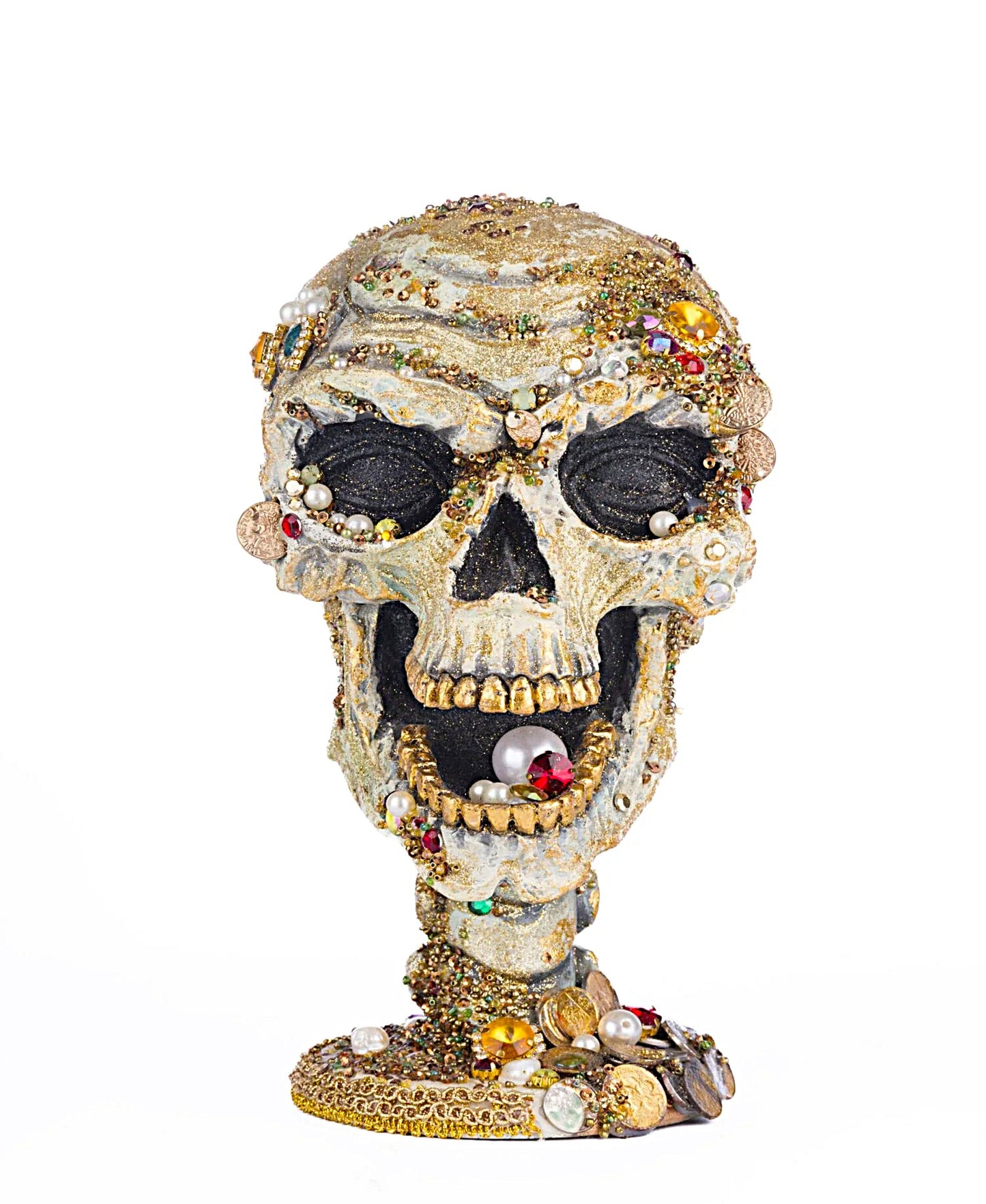 Katherine’s Collection Treacherous Treasure Tall Skull Tabletop