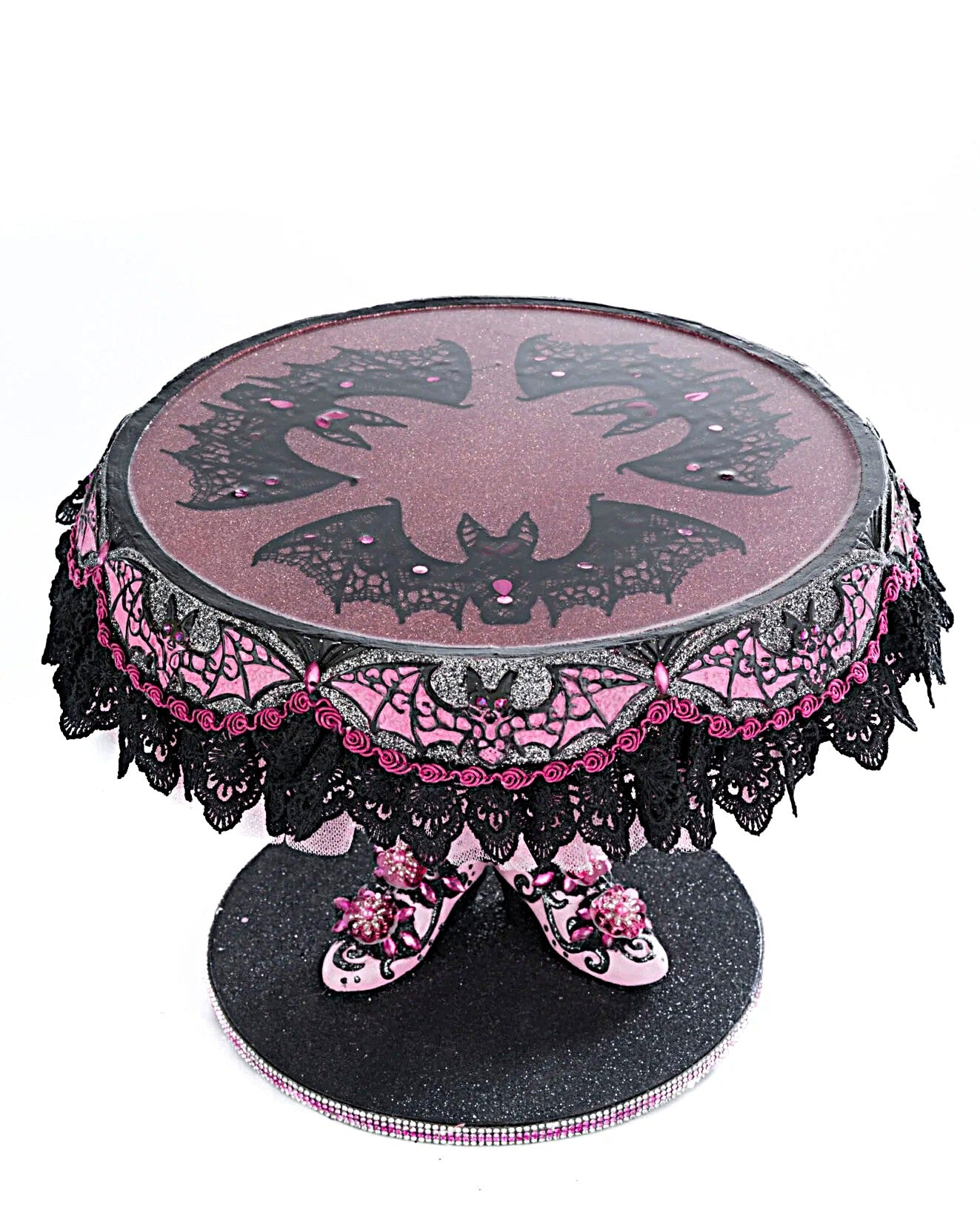 Katherine’s Collection Witch Boots Cake Plate