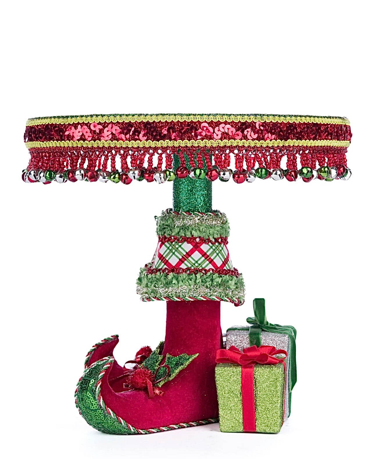 Katherine’s Collection Elf Boots Cake Plate