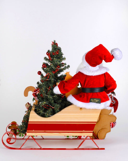 Lighted Gingerbread Bakery Sleigh