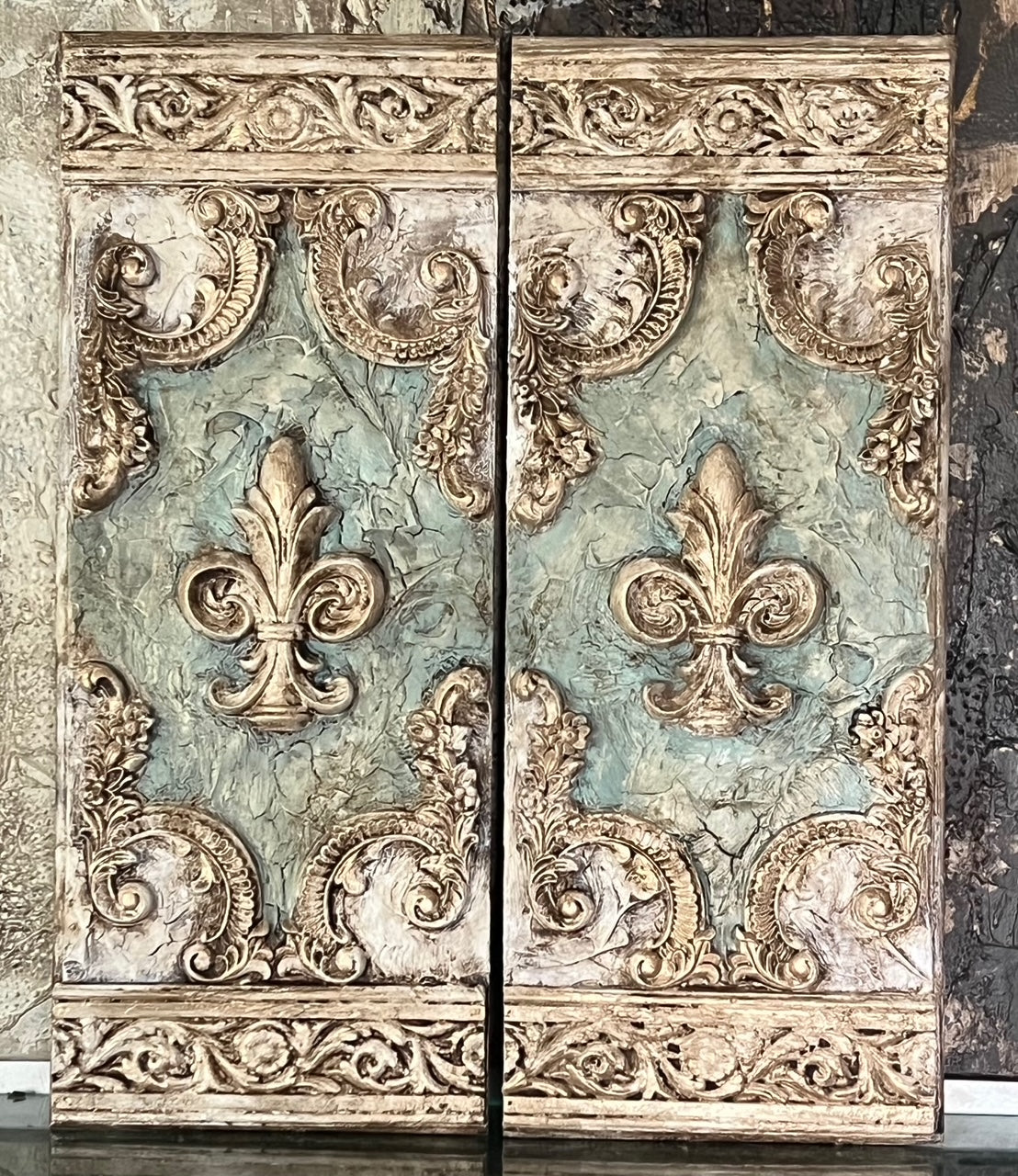 Michelle Butler Petite Decorative Wall Plaques Spa Green