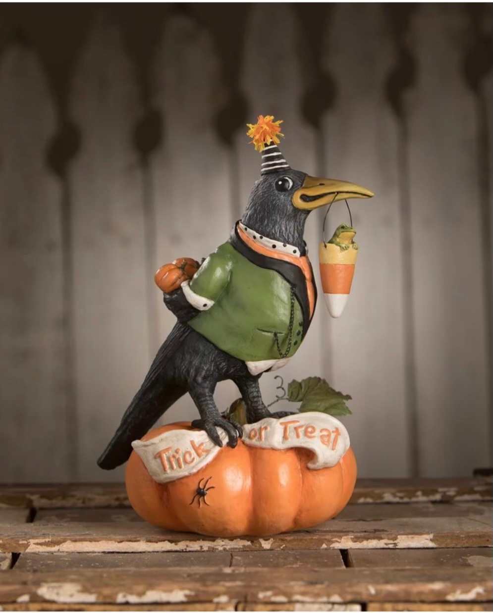 Tricky Crow on Pumpkin – 50% OFF FLASH SALE