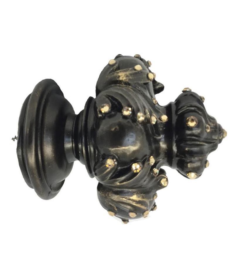 drapery_finial-drapery_hardware-curtain_rod_finial-jeweled_finial-swarovski_crystals-reilly_chance_collection_grande