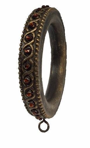 Drapery_hardware-Jeweled_Drapery_ring-bronze-swarovski_crystals-reilly_chance_collection