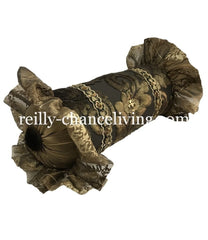 Luxury_Accent_pillow-high_end_accent_pillow-decorative_throw_pillows-chocolate_brown_pillows-ruffled_pillow_with_jewels-old_world_decor-bolster_pillow-beautiful_pillows-leopard_pillow-reilly_chance