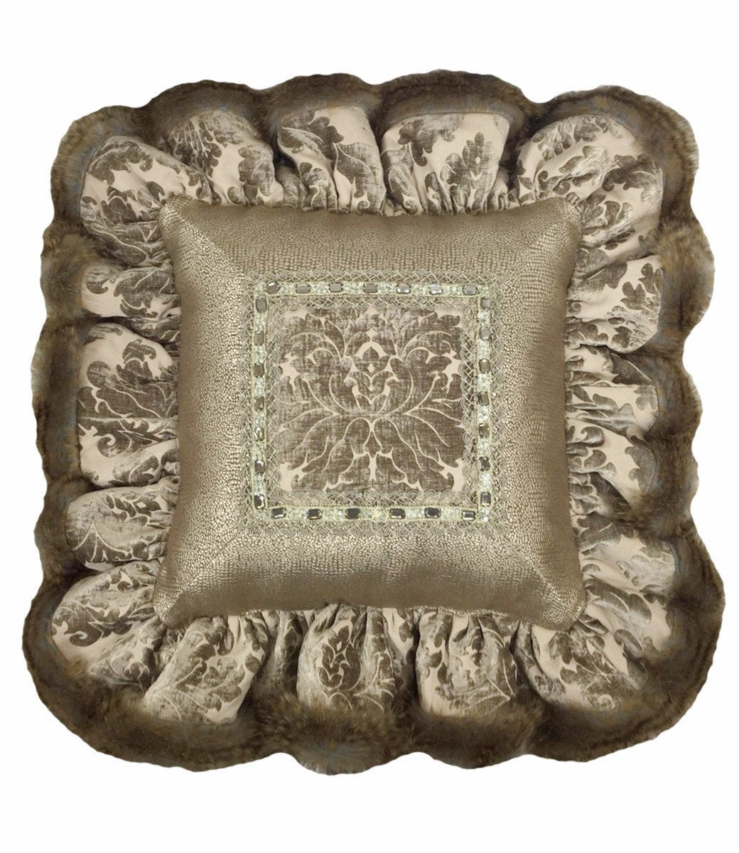 Luxury_decorative_pillow-square-ruffled-taupe_chenille-faux_fur-reilly_chance_collection_grande