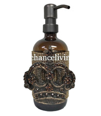 Old_world_bathroom_accessories-decorative_soap_pump-decorative_lotion_dispenser-swarovski_crystals-jeweled_decorative_bathroom_vanity_soap_pump_with_crown-old_world_home_decor-sir_oliver_s-reilly_chance