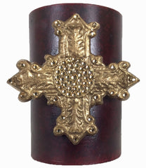 Triple_scented_candle-red-4x6-pomegranate_swarovski_jeweled_cross-sir_olivers-reilly_chance_collection