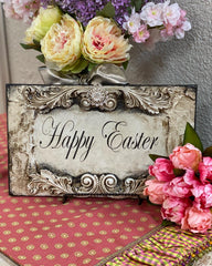 Michelle Butler Happy Easter Plaque