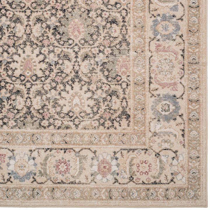 Avery Hand Tufted Wool Rug color Onyx Cream