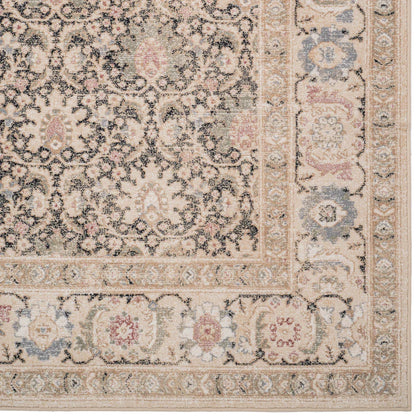 Avery Hand Tufted Wool Rug color Onyx Cream