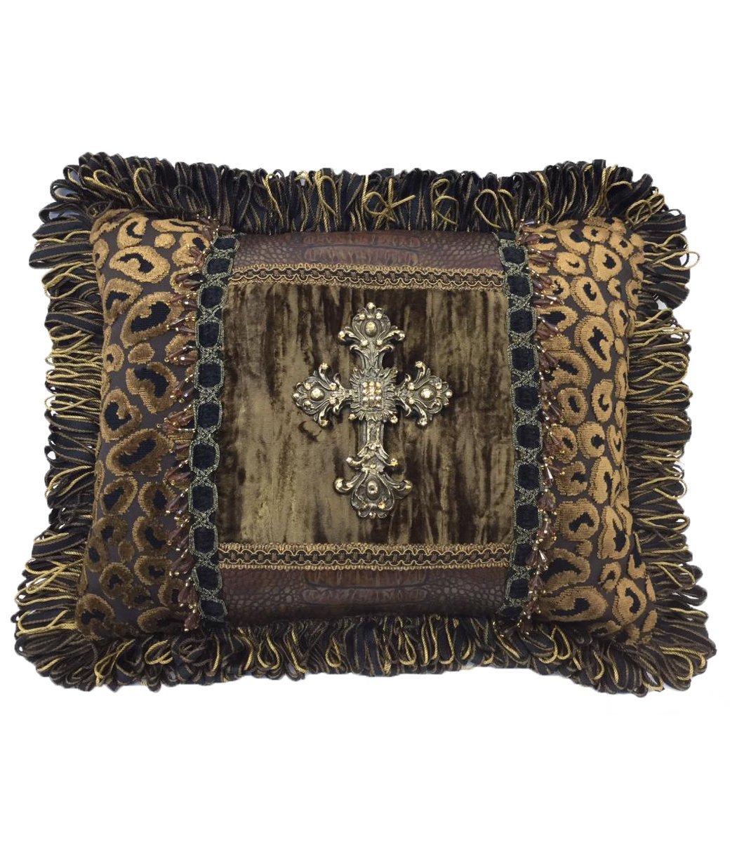 Accent_pillow-decorative_pillow-jeweled_cross_pillow-leopard_print_pillow-reilly_chance_collection_grande