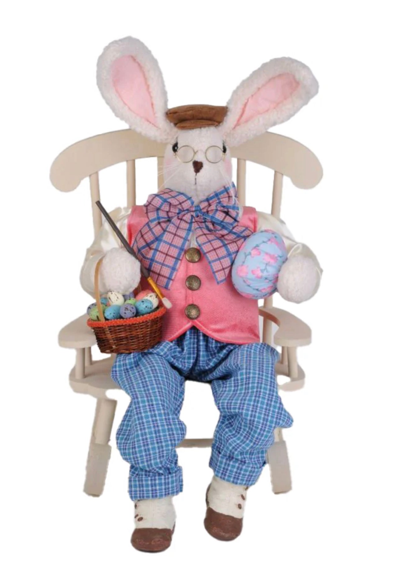 Artist Bunny With Chair