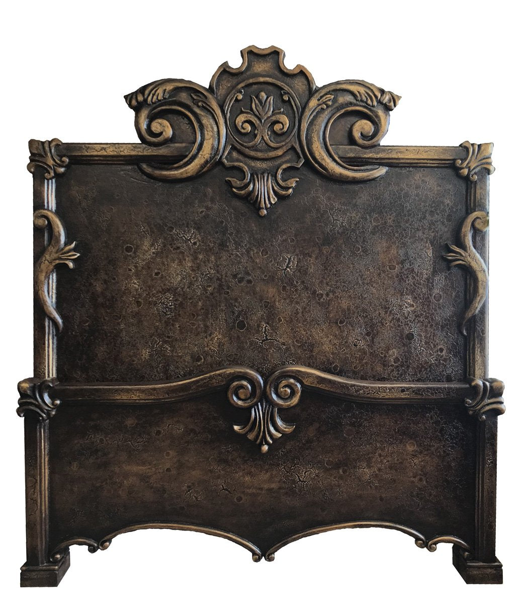 Barcelona Peruvian Hand Crafted Wood King Size Bed Bedroom Furniture