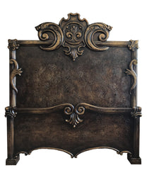 Barcelona Peruvian Hand Crafted Wood King Size Bed Bedroom Furniture