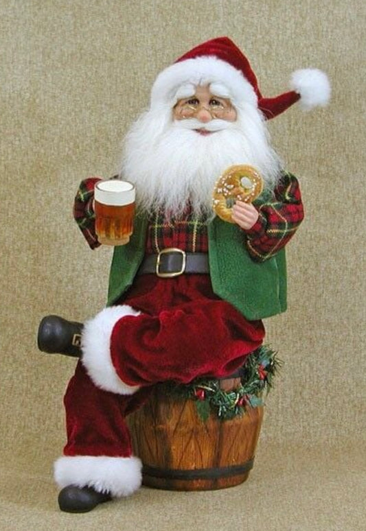 Beer Barrel Santa