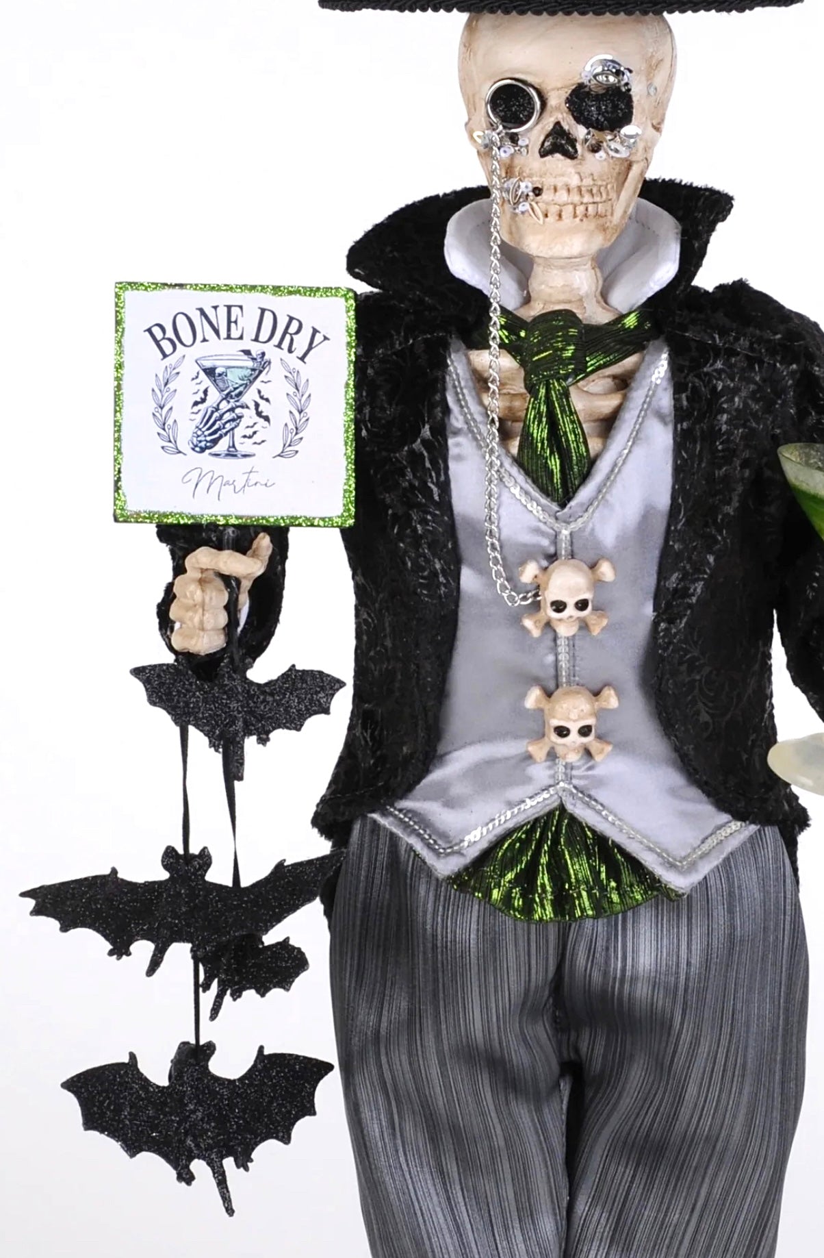 Bone Dry Martini Skeleton