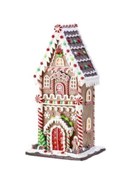 Candy Town Lighted Gingerbread House