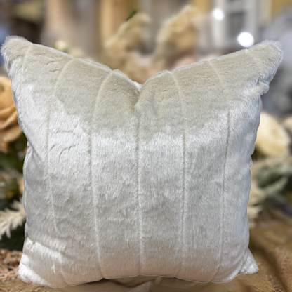 Faux Fur Luxury Throw Pillow Available in 3 Colors