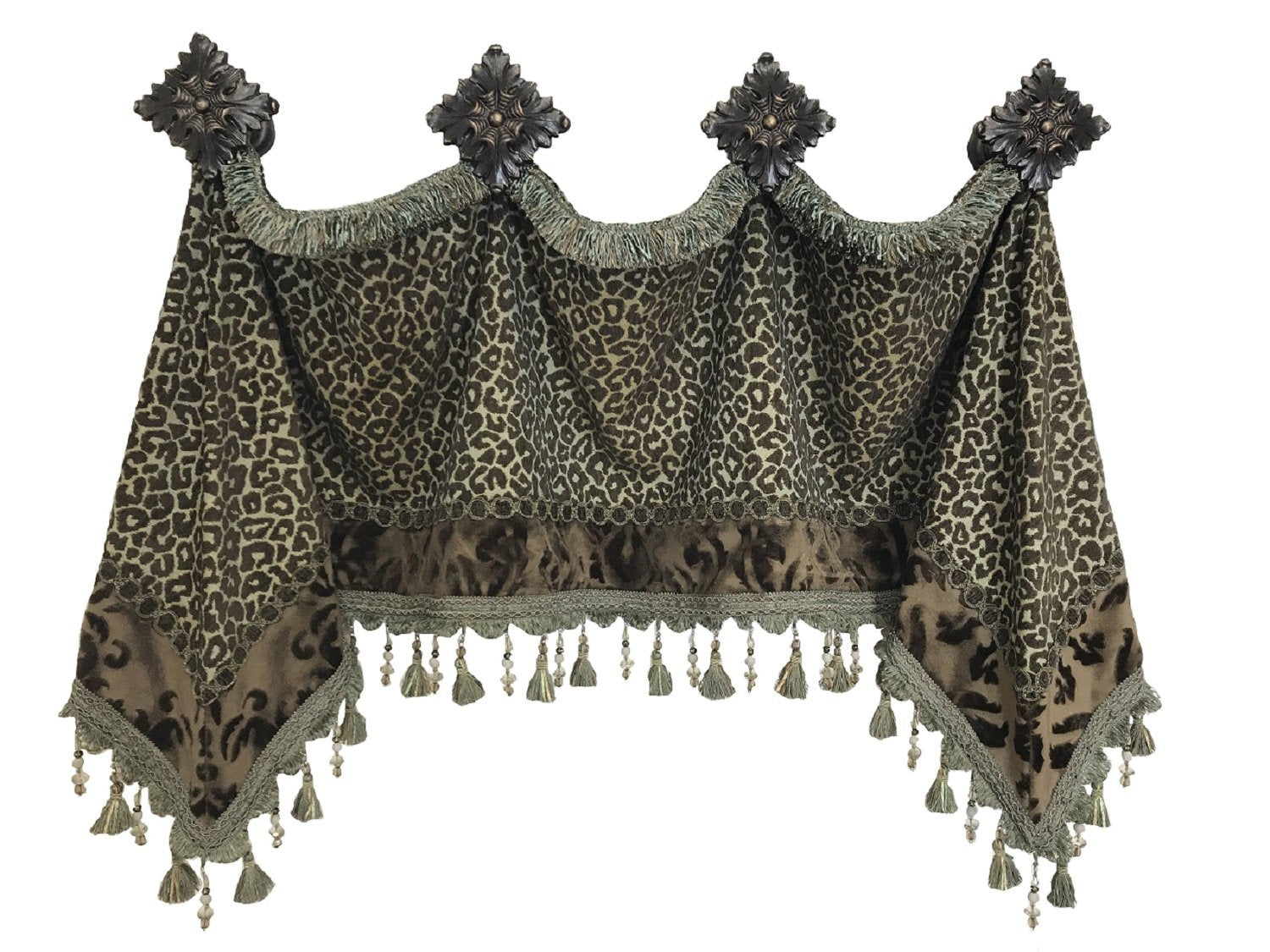 Decorative Valance And Jabots Style #2 Aristocat Window Treatment