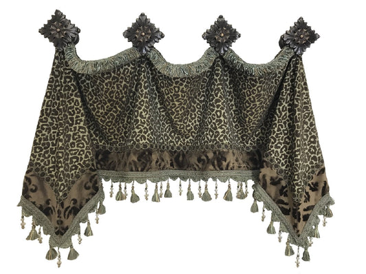 Decorative Valance And Jabots Style #2 Aristocat Window Treatment