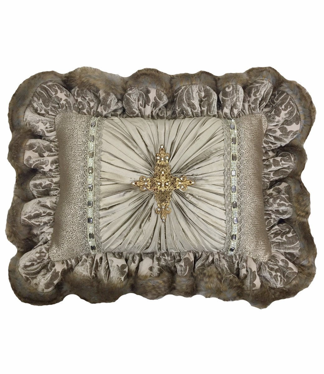 Decorative_pillow-rectangle-pieced-taupe_chenille-grey_gecko-beads-reilly_chance_collection_grande