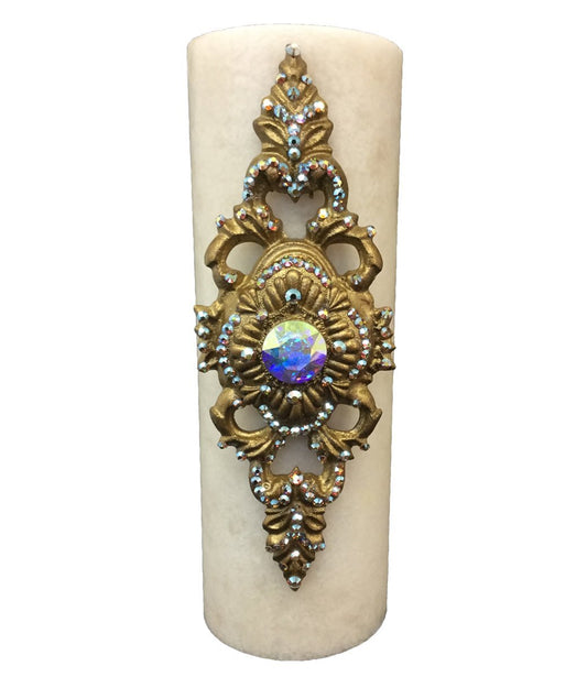 Old_world_candle-decorative_candle-pillar_candle-jeweled_candle-candle_with_crystals-reilly_chance_collection