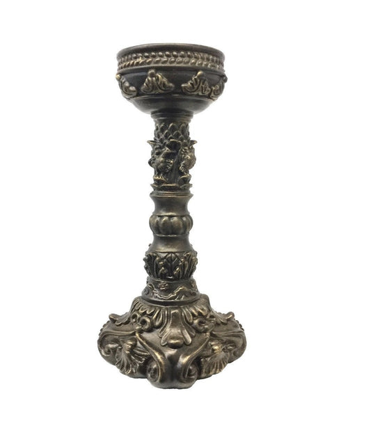 Decorative Candle Base 3X12 Available In 4 Finishes Bases