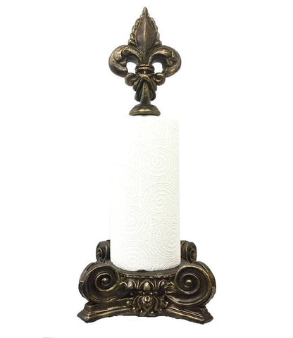Decorative Paper Towel Holder Fleur de Lis Reilly Chance Collection