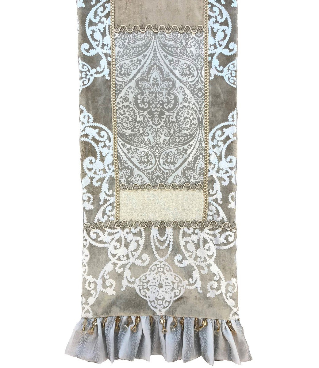 Designer_table_runner-Luxury_table_runner-Glam_decor-silver_table_runner-decorative_table_runner-high_end_table_runner-reilly_chance