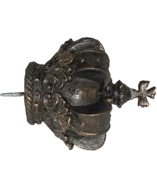 Drapery_rod_finial-crown_finial-wood_pole_finial-curtain_finial-reilly_chance