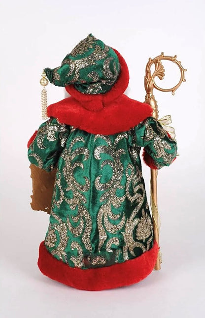 Evergreen & Crimson Santa