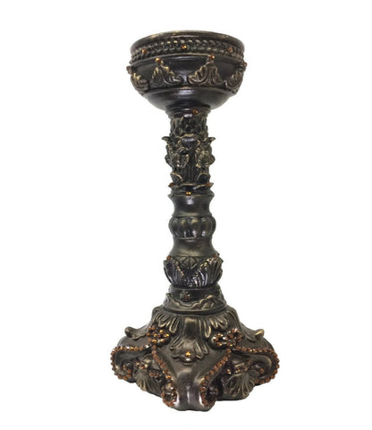 Decorative Candle 3X12 Base With Swarovski Crystals Bases