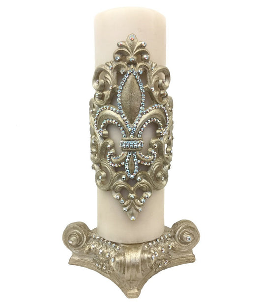 Fancy_candles-triple_scented_candles-swarovski_jeweled_candles-fleur_de_lis-jeweled_candle_base-candle_bling-sir_olivers_by_reilly_chance_collection