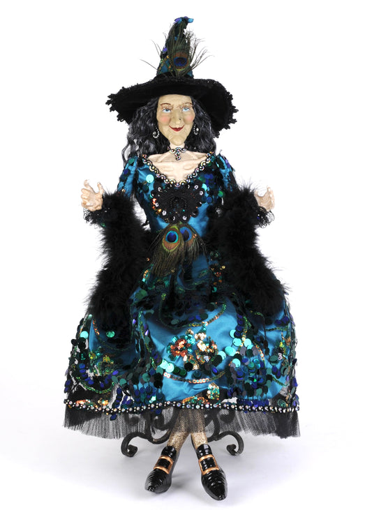 Glitzy Pecock Witch
